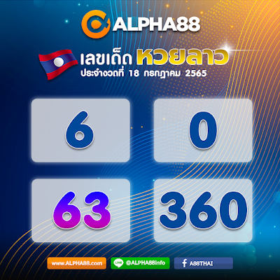 แนวทางหวยลาวประจำงวดที่ 18 กรกฎาคม 2565