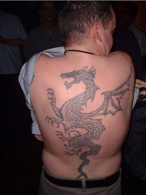 dragon tattoos on ribs. dresses Dragon Tattoos On