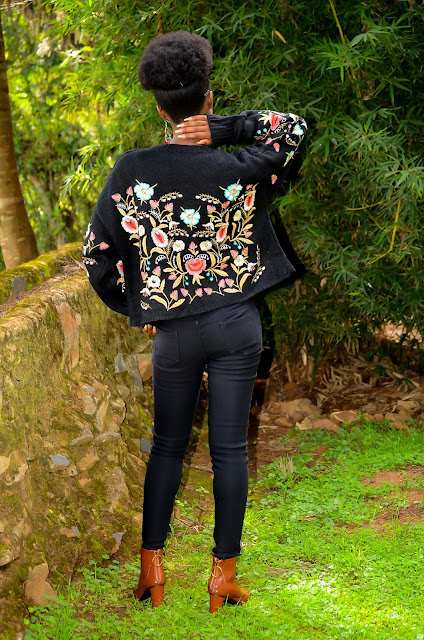 How to Wear an Embroidered Sweater