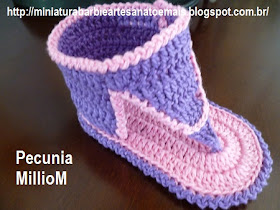DIY Bebê - Sandálias de Crochê Para Meninas Com Passo a Passo 3
