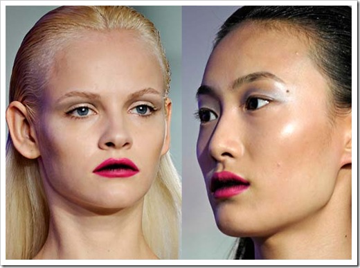 prabal-gurung-spring-2012-fuchsia-lipstick