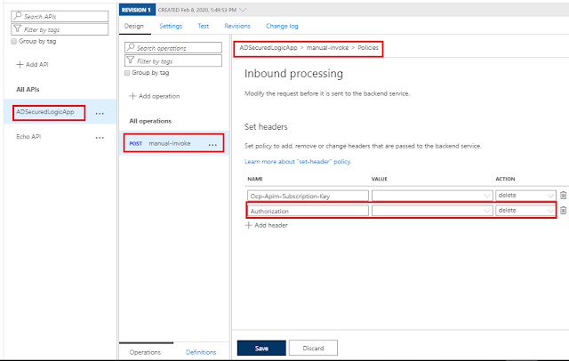 Configure Set Header Policy