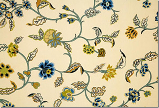 Indian Summer Blue Cotton Fabric