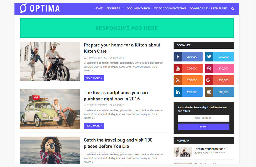 Top 10 free amp blogger templates 2020