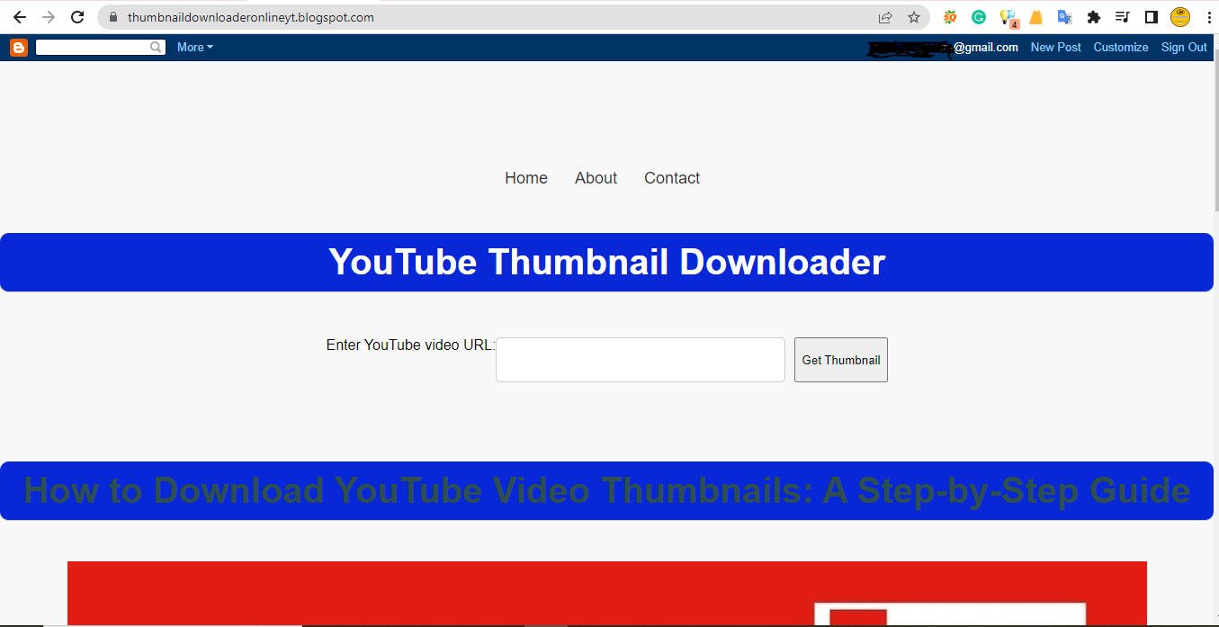 YouTube Thumbnail Downloader tool free for all