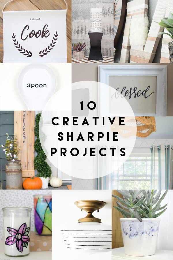 10 Creative DIY Sharpie project ideas.