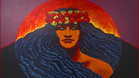 Leggenda della dea Pele nel vulcano Kilauea