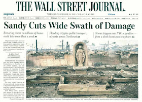 Capa "The Wall Street Journal" 31/10/2012