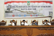 DPRD Kota Batam Rapat Paripurna Bahas Ranperda Pajak dan Retribusi Daerah