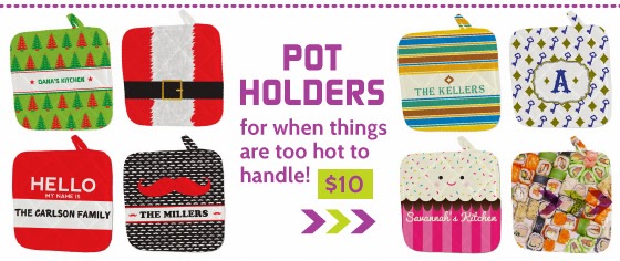 Shop All Personalized Pot Holders 