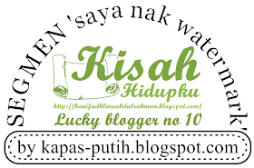 Lucky blogger no 10 - Segmen: Saya nak watermark by kapas-putih.blogspot.com