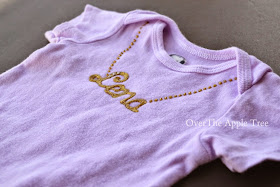 Embellished Onesies >> Over The Apple Tree