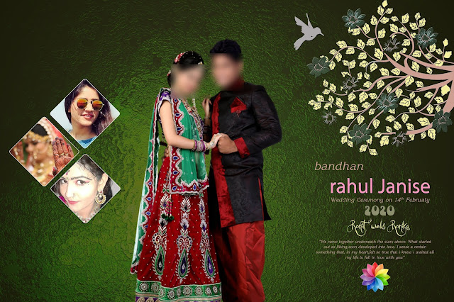 indian wedding album cover design 12x18 psd templates