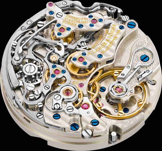 Réplicas De Relojes A. Lange & Sohne Datograph Arriba / Abajo Cronógrafo Lumen Platino Edición Limitada 41mm