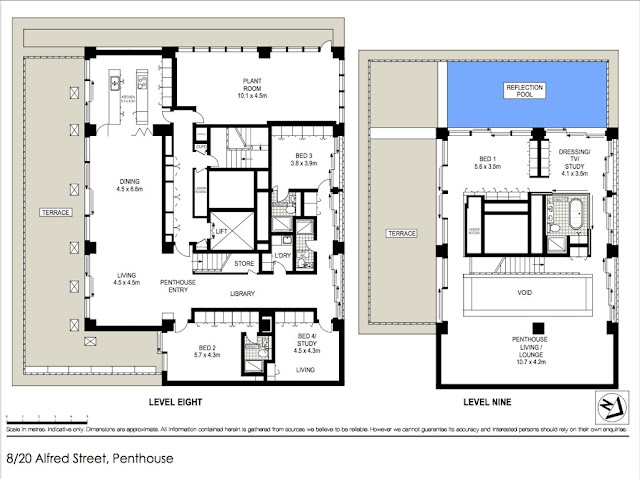 Picture of the upper and lower floor plans