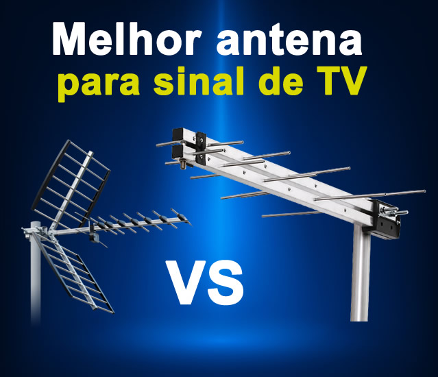 As melhores antenas de Tv aberta sinal fraco