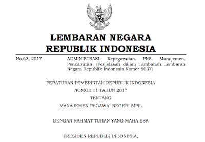 Persyaratan CPNS Mei 2017 Sesuai PP Nomor 11 Tahun 2017