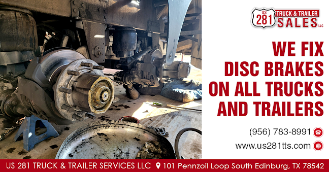 We Fix Disc Brakes on all Commercial Trucks and Trailers at our Truck Repair Shop in Edinburg, South Texas !!!