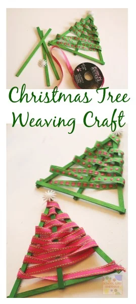 Christmas Tree Ribbon Ornament