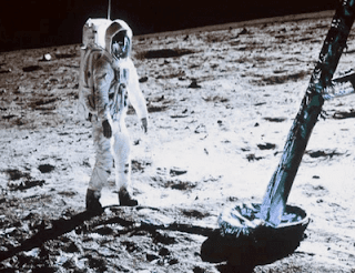 Neil Armstrong on Moon With Apollo Mission