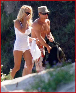 Pamela Anderson Hot In White Bikini