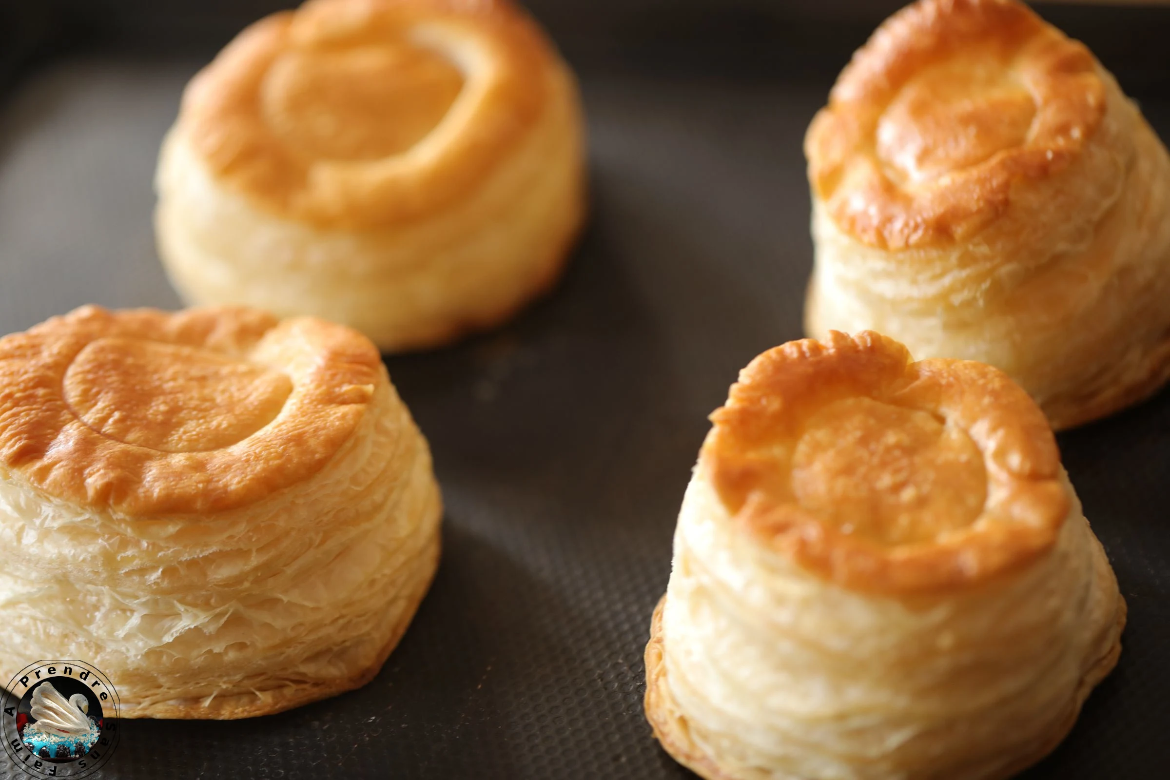 Croûtes feuilletées pour Bouchées à la Reine fait maison