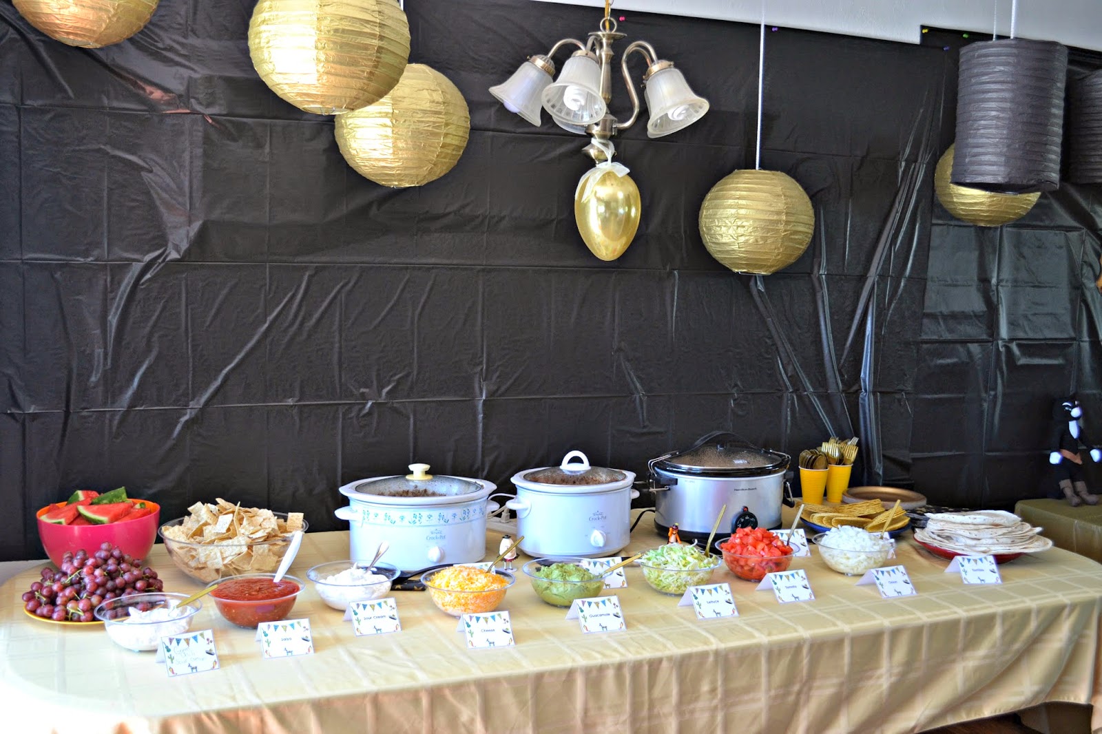 #DIY Taco Bar Party - Table Tents Free Printables ...