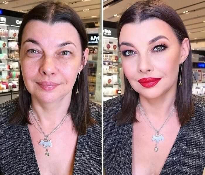 Before And After Photos From A Talented Makeup Artist Lena Motinova