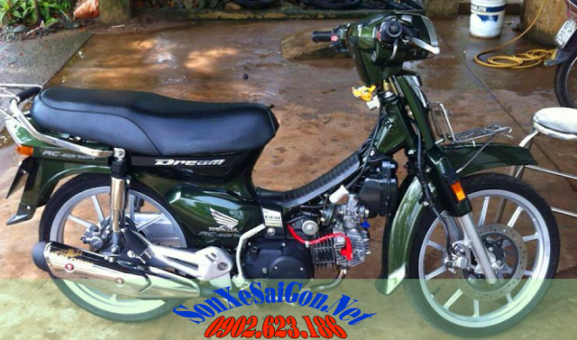 Một số mẫu sơn xe Honda Dream đẹp