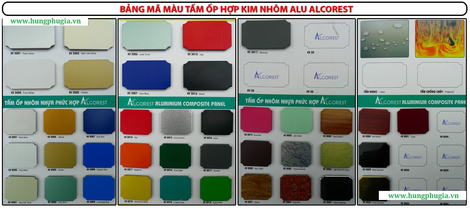  tấm ốp nhôm nhựa alu alcorest