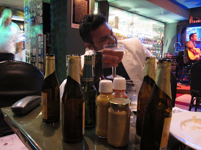 Bottles of beer at Singapore's Brauhaus