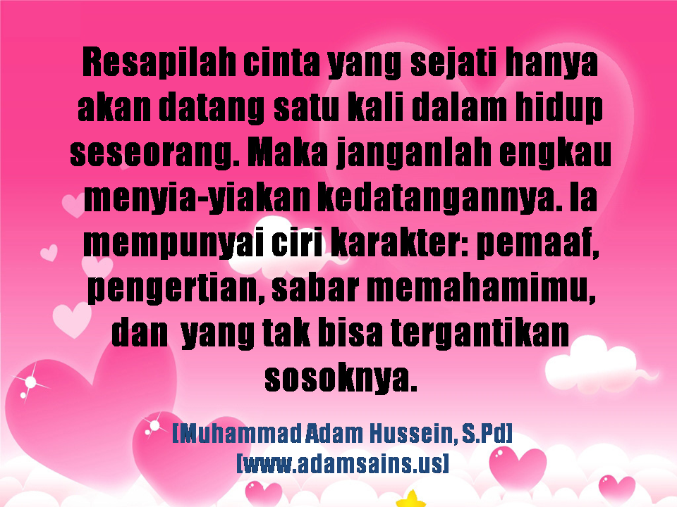 Gambar Kata Motivasi Cinta yang Menyentuh Hati  ADAMSAINS 