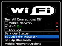 Cara Menggunakan Jaringan Wi-Fi Di BlackBerry