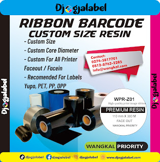 Ribbon Printer Barcode Resin