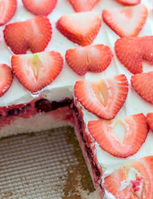 Best Strawberry Poke Cake