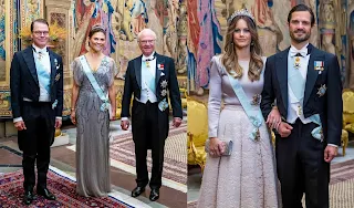 Swedish royals hosted a Representation Dinner