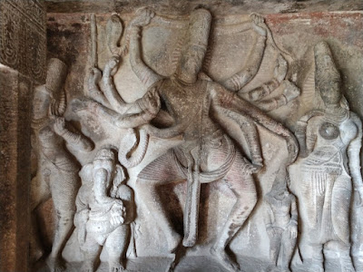 Aihole Ravalaphadi Nataraja Parvati Ganesha Kartikeya Saptamatrike