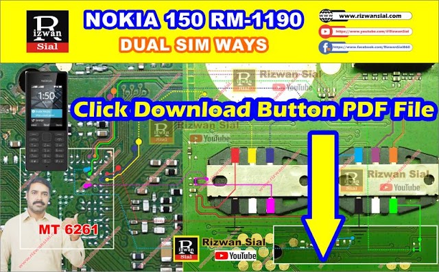 nokia 150 sim ways || nokia rm 1190 sim ways