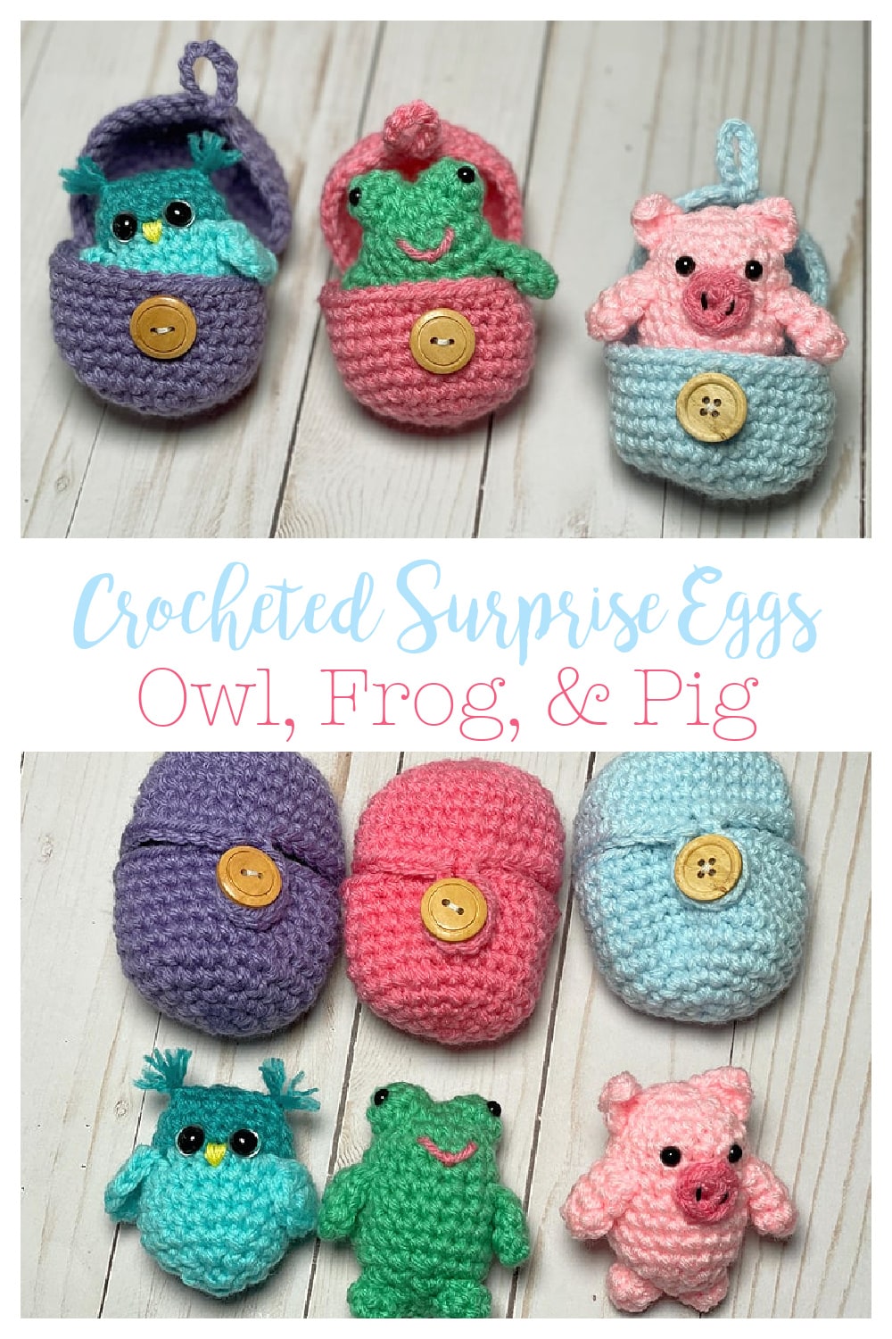 5 Little Monsters: More Crocheted Surprise Eggs