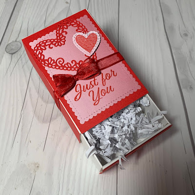 Valentine's Day Match Box Treat Box from Stampin' Up!