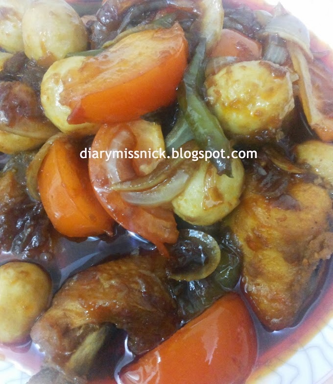 Resipi Ayam Masak Sambal Kicap