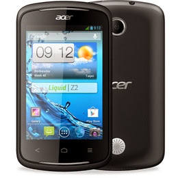 Spesifikasi Hp Acer Liquid Z2 2014 - Black