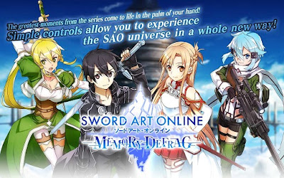 Sword Art Online Memory Defrag English Version MOD v1.11.0 Apk Android Terbaru