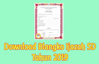 download blangko ijazah sd tahun 2020