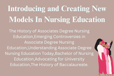 Introducing and Creating New Models In Nursing Education