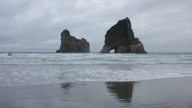 Wharariki Beach