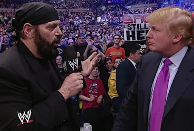 WWE Wrestlemania 20 - Jesse Ventura interviews Donald Trump