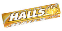 Comprar Halls miel y limón. Comprar caramelos con azúcar