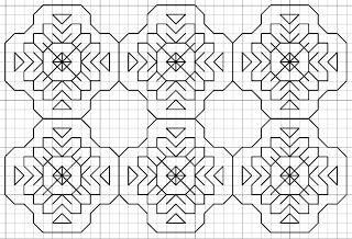 free blackwork motif fill pattern