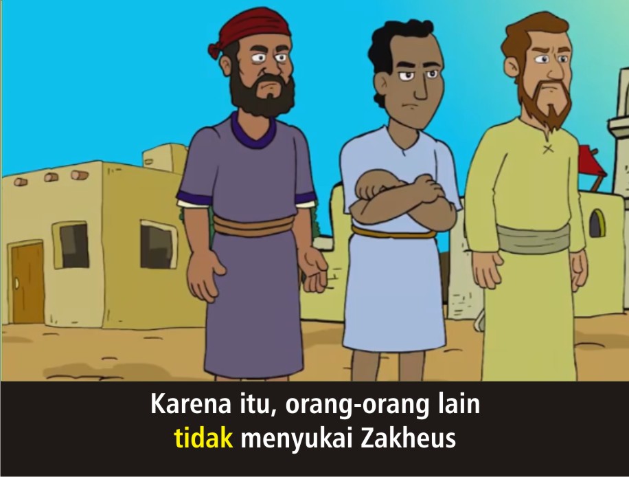 Komik Alkitab Anak: Tuhan Yesus Memanggil Zakheus